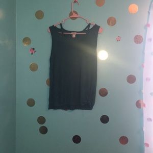 A blue-green Massimo Supply Co. tank top.